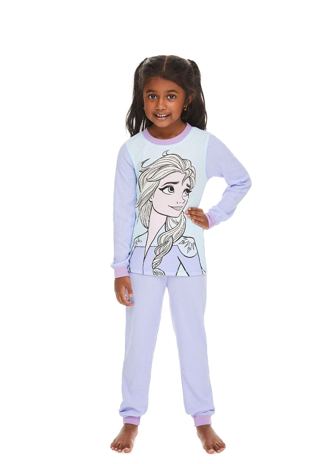 ziek Afdeling Italiaans Disney | Girls Lilac Frozen Pajama Set (Lilac) | The Cozy Shop