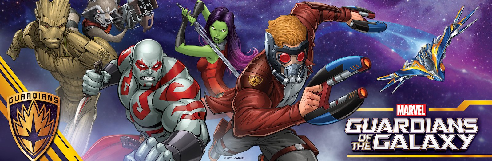 Characters from The Guardians of the Galaxy