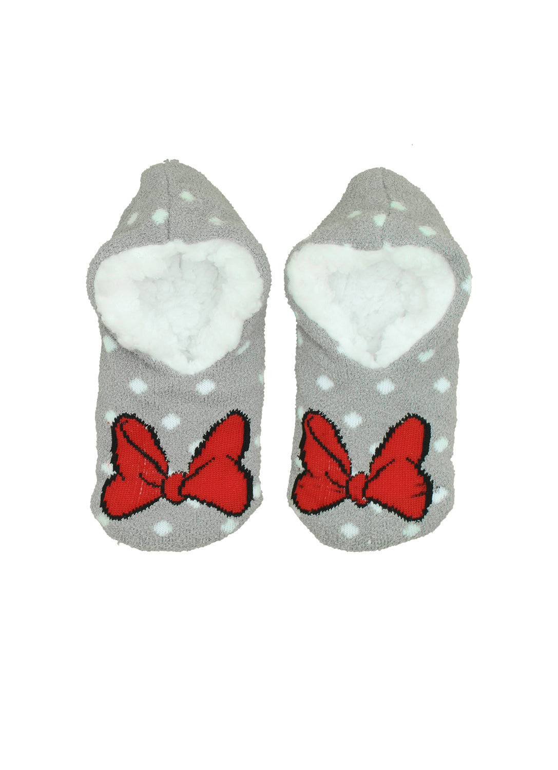 Girls Minnie Mouse Slipper Socks - 2 Pack