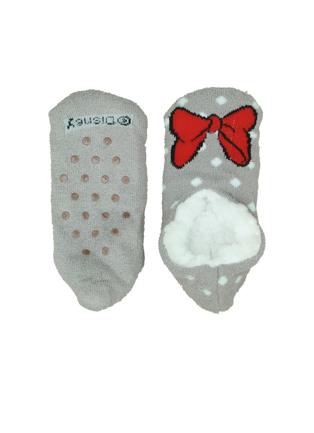 Girls Minnie Mouse Slipper Socks - 2 Pack