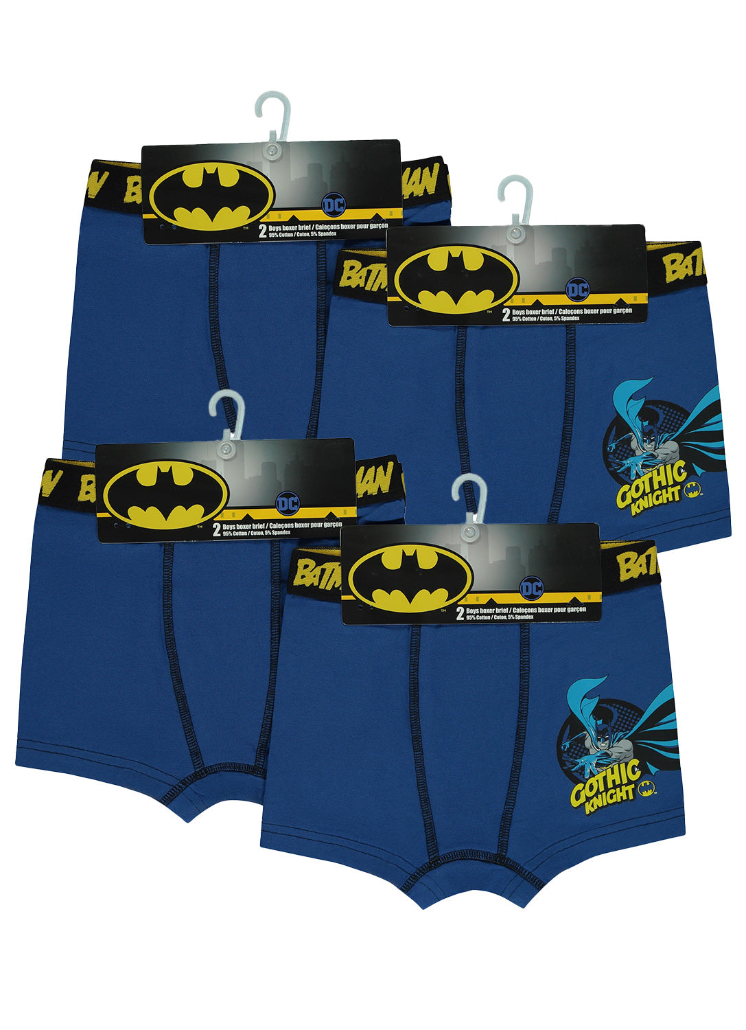 Boys Batman Cotton Underwear - 4 Pack