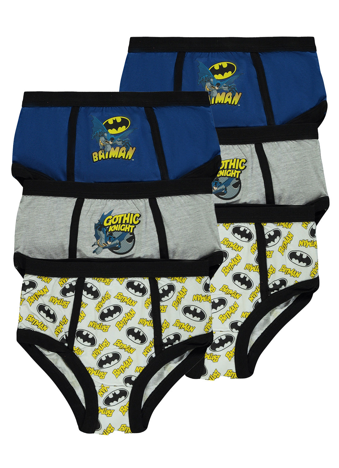 Boys Batman Cotton Underwear - 6 Pack