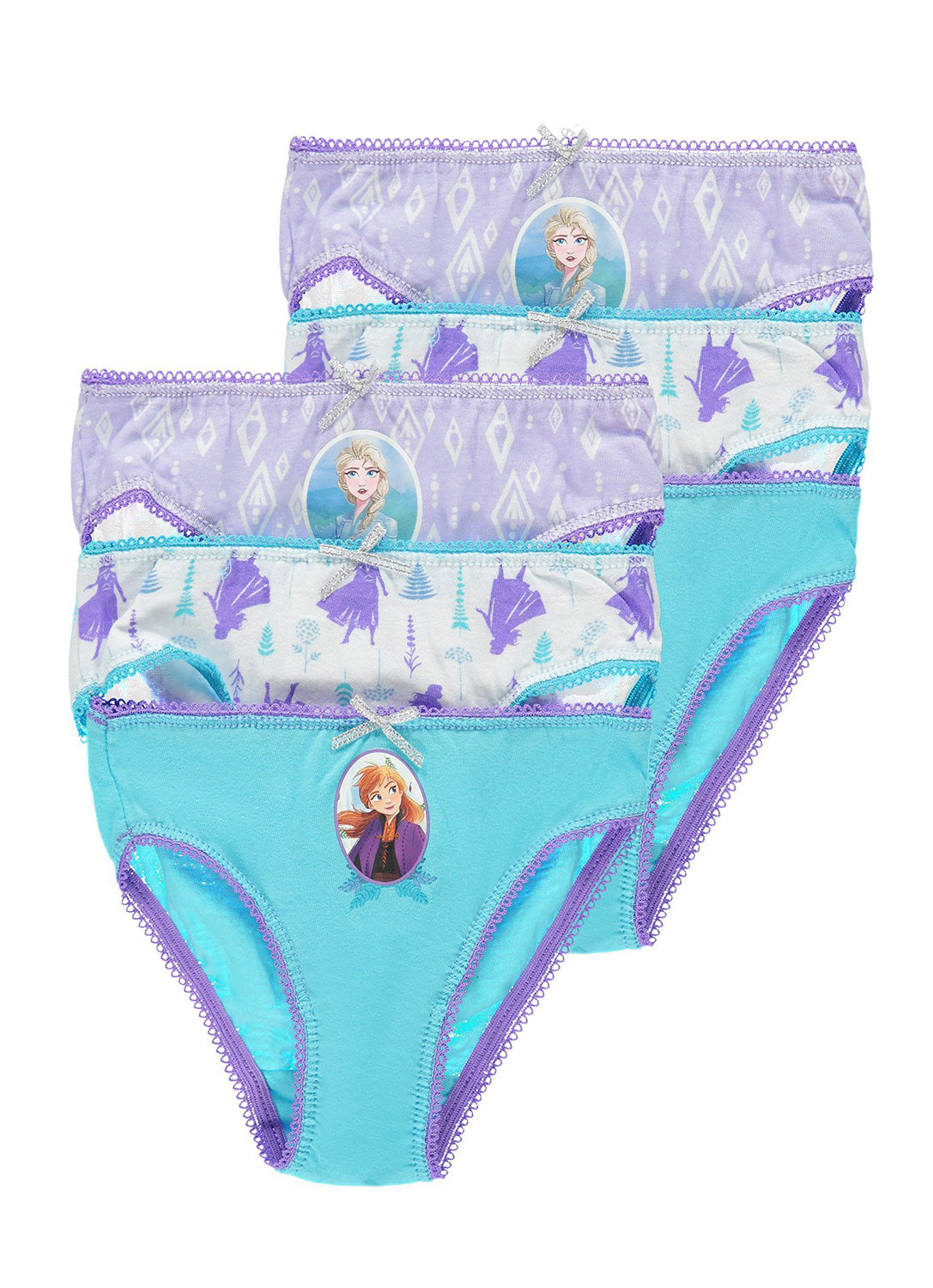 6 Girls Underwear print Frozen