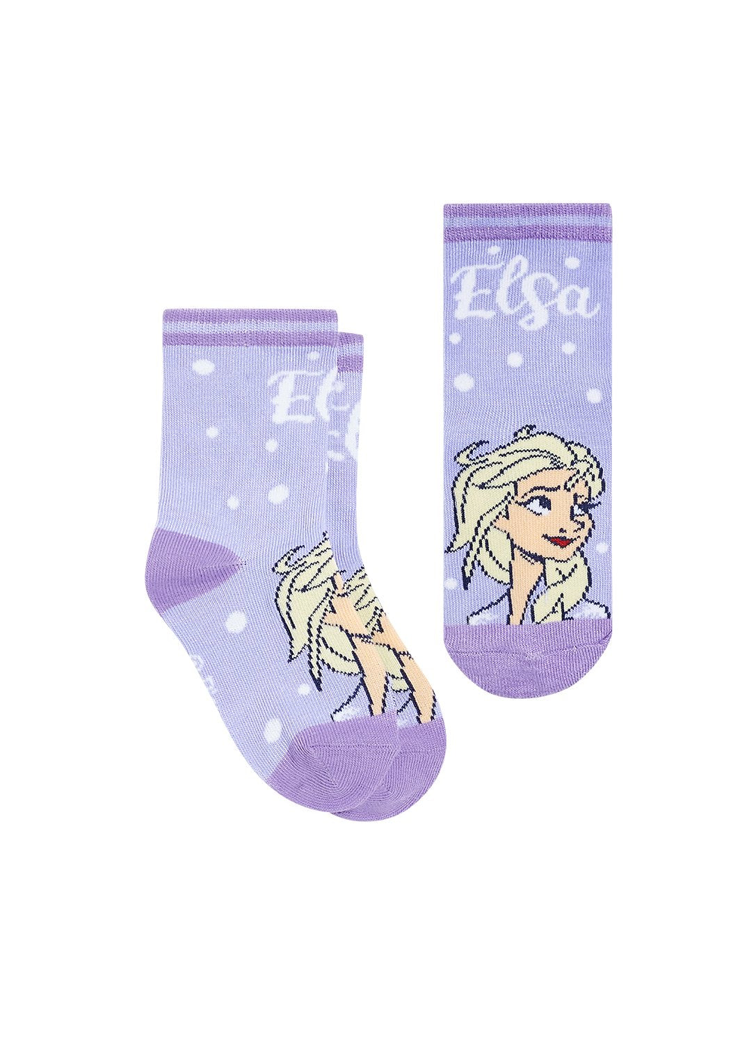 Girls Purple Socks with Frozen 2 motifs