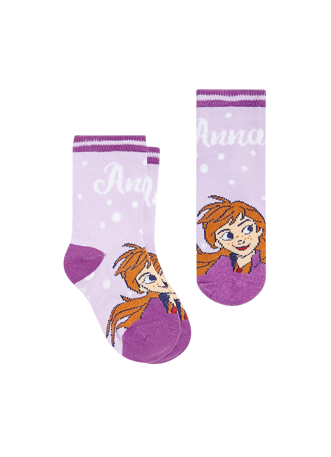 Girls Violet Socks with Frozen 2 motifs