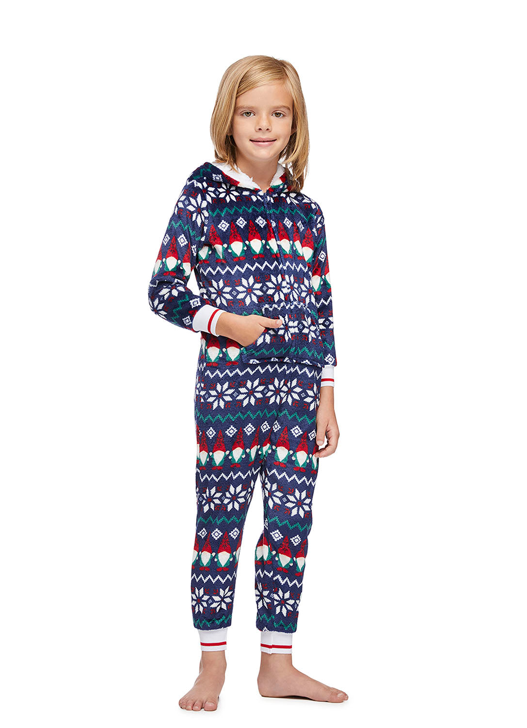 Unisex Kids Navy Fairisle Onesie
