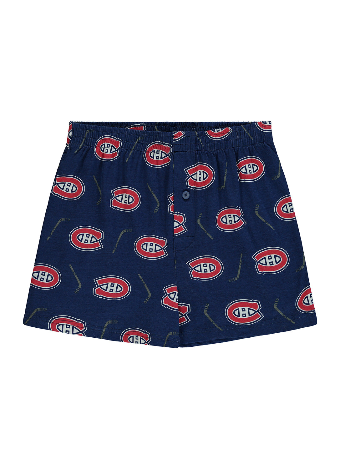 Mens boxers with Montreal Canadiens print (navy)