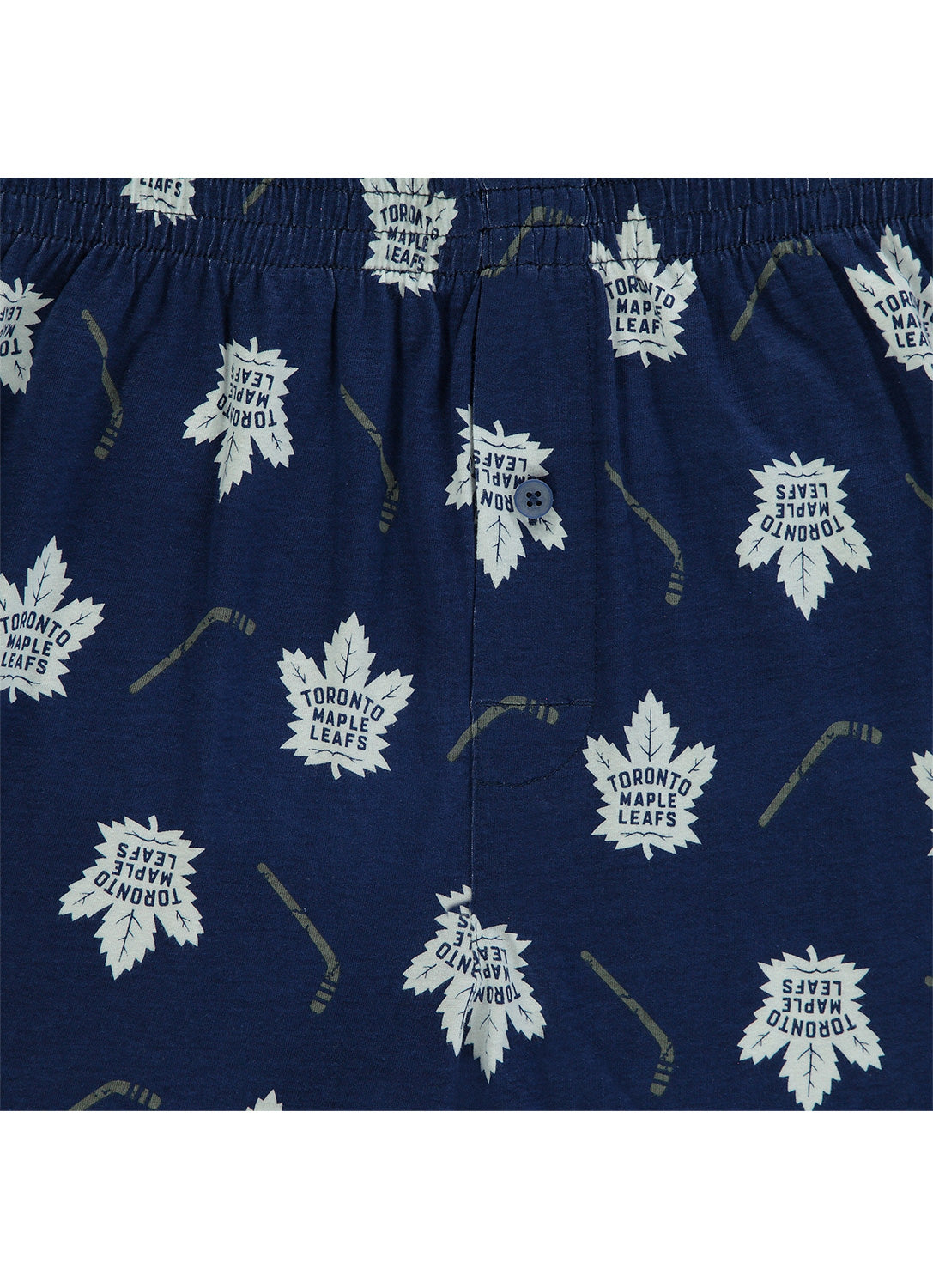 Detail mens boxers with Toronto Maple Leafs print (navy)