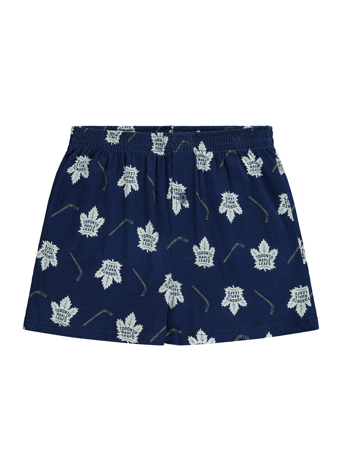 Mens boxers with Toronto Maple Leafs print (navy)