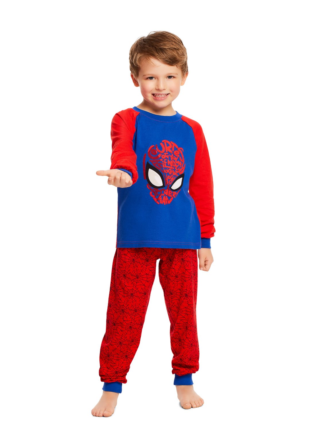 Kid wearing Spider-Man Pajama 2 pieces