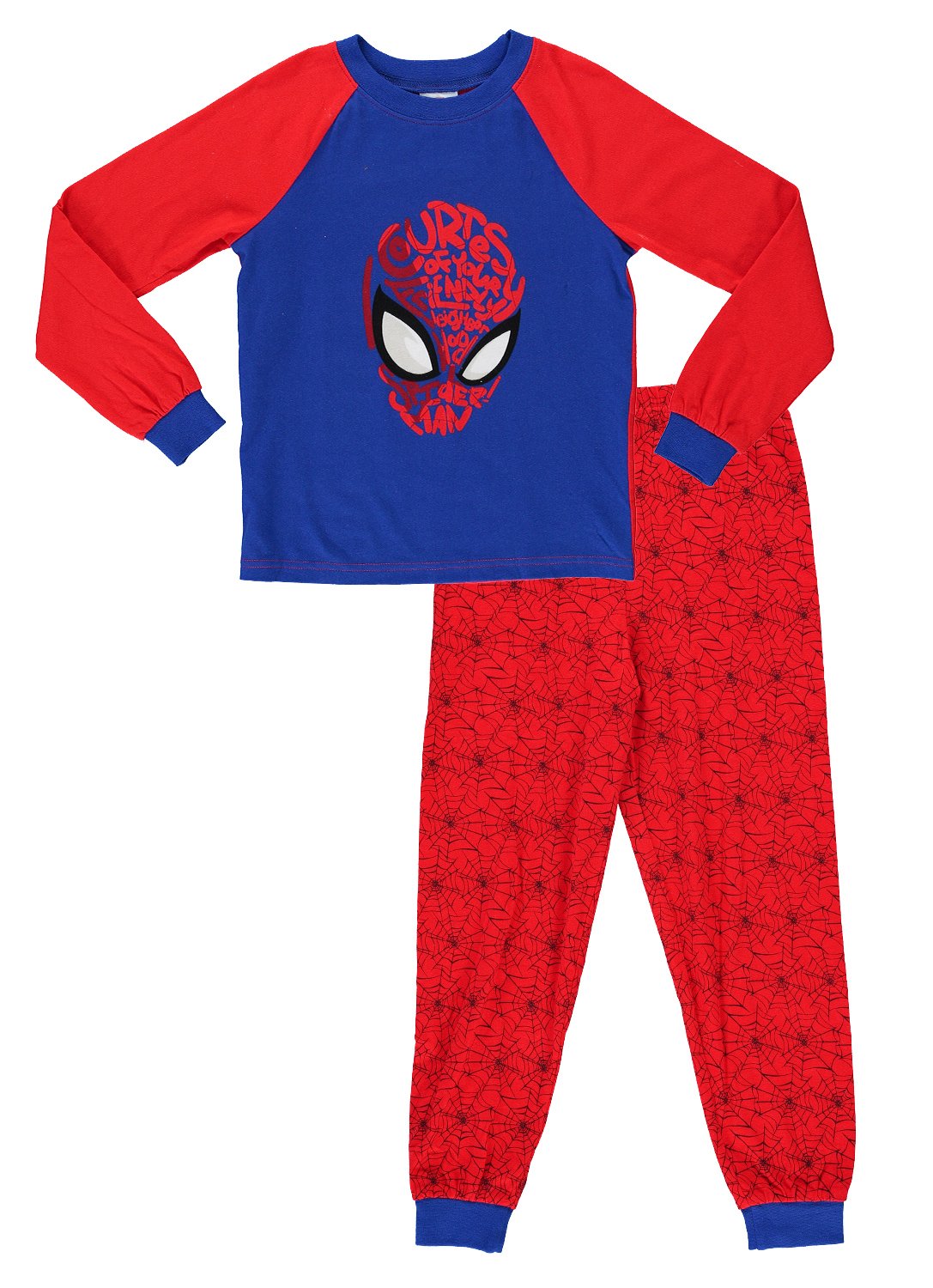 Flat shot Spider-Man Pajama 2 pieces