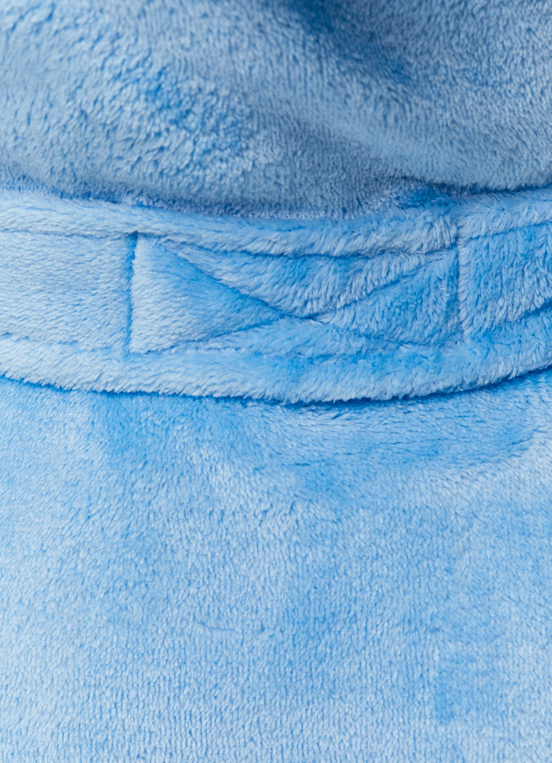 Detail 3D Character Fleece Sleep Blue Robe